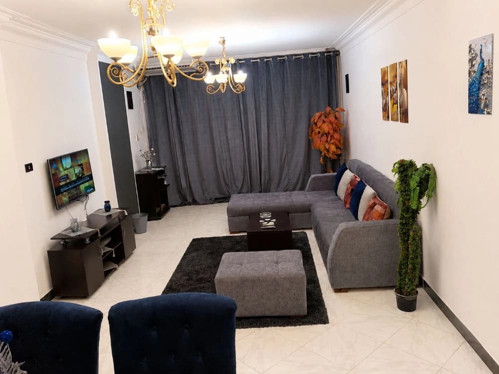 Furnished Apartment for Rent in Makram Ebeid Main Street