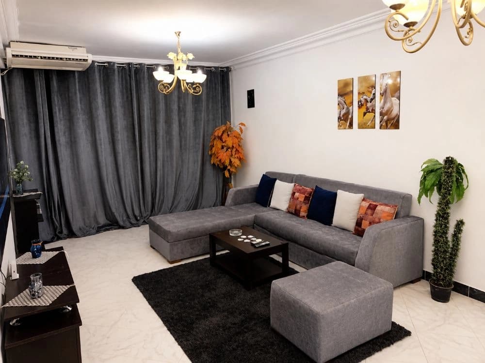 Furnished Apartment for Rent in Makram Ebeid Main Street