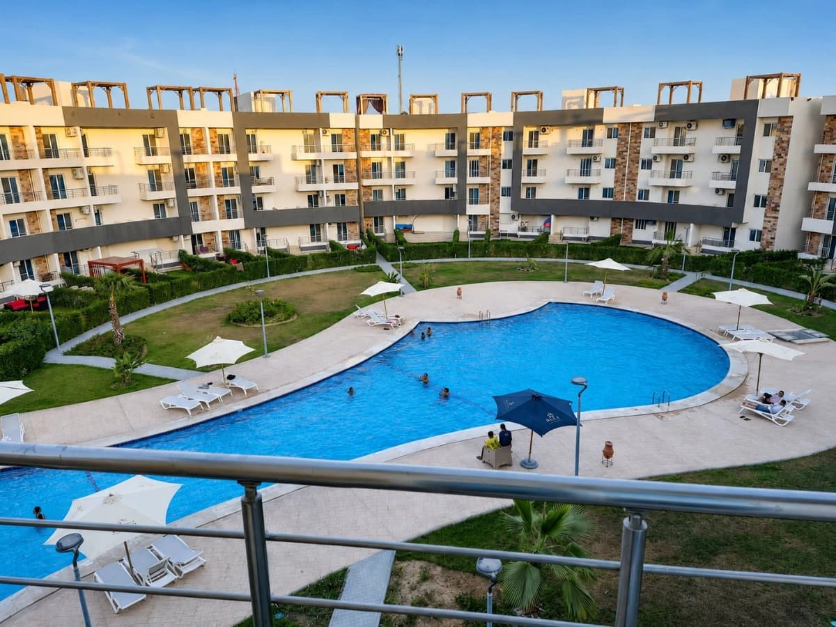 Roof Chalet with Double Pool View in Marseilia Beach 4