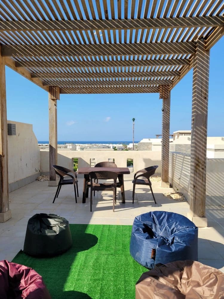 Penthouse in Amwaj | Panoramic Sea View & Private Roof