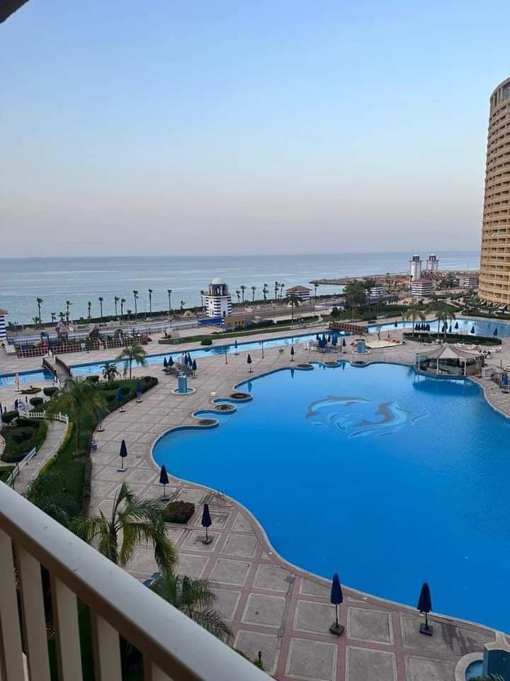 Daily Rental Chalet in Pyramids Porto Sokhna Pool & Sea View