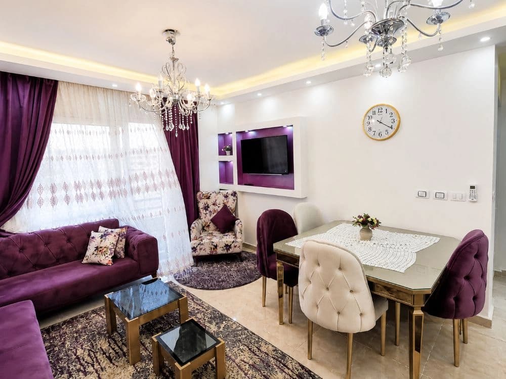 Furnished 2BR Apartment in Madinaty B6 | Garden View